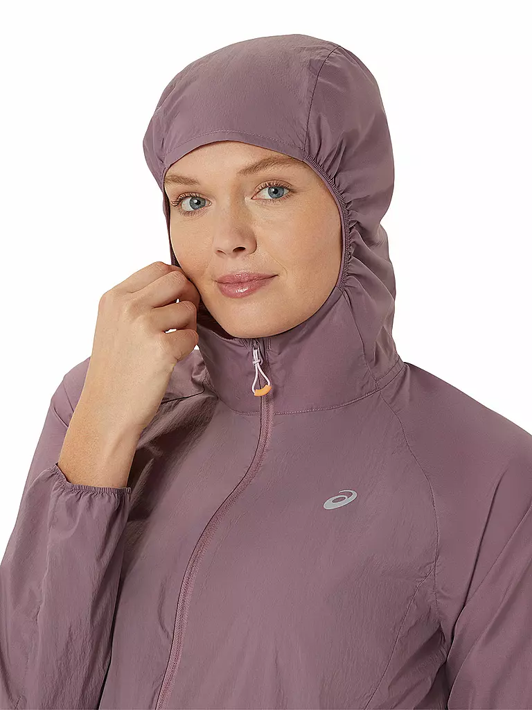 ASICS Damen Laufjacke Road Packable rosa